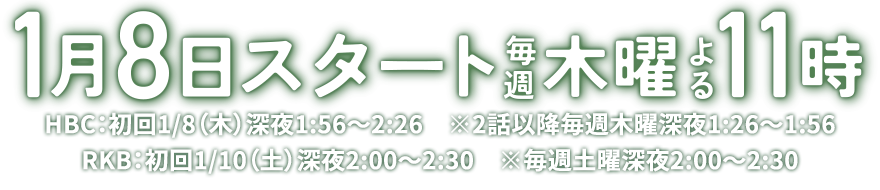 「ゲームチェンジ」1月8日スタート毎週木曜よる11時