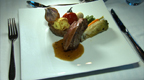 船内のフランス料理