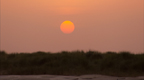 ガンジス川からの夕景