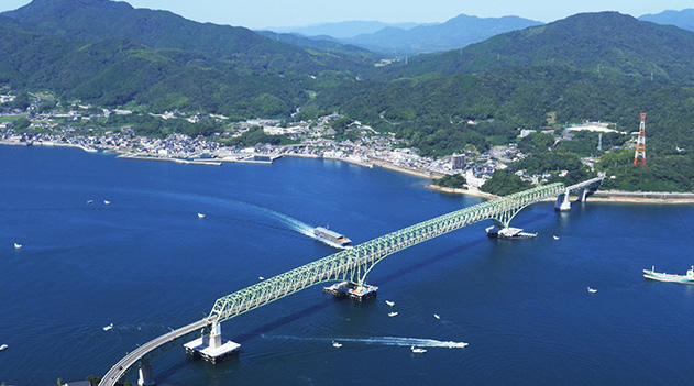 古来より瀬戸内海の難所として恐れられた「大畠瀬戸」