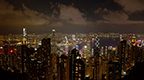 香港　ビクトリアピークからの夜景