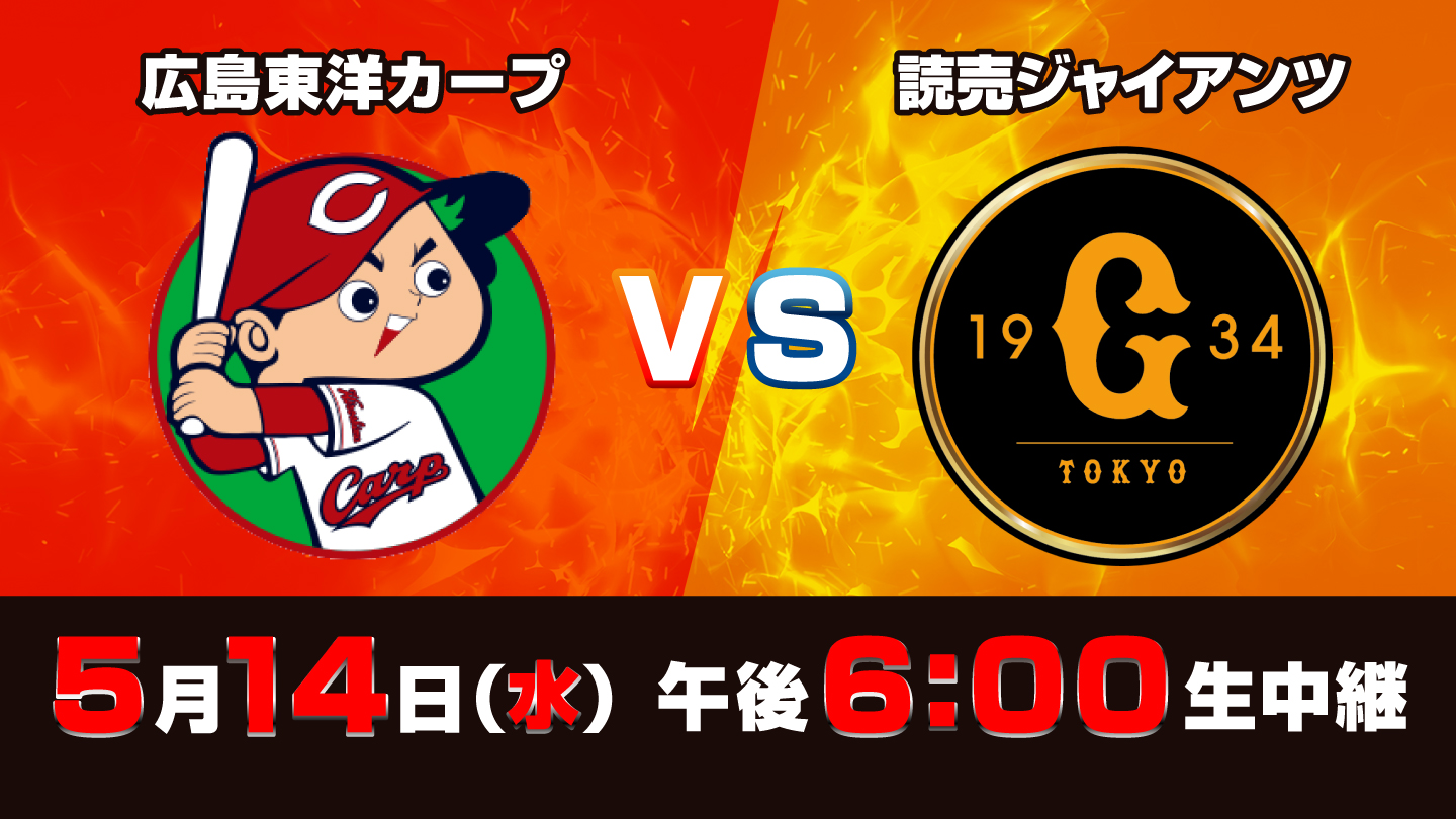 8月14日(水) 広島東洋カープ 対 横浜ベイスターズマツダスタジア