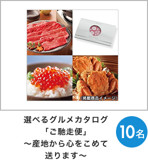 選べるグルメカタログ「ご馳走便」～産地から心をこめて送ります～