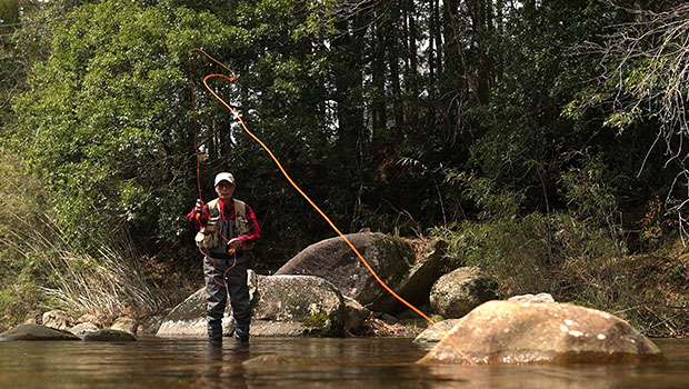 #634 宮崎県五ヶ瀬川水系でフライフィッシング 水面を割る宝石・ヤマメと戯れる