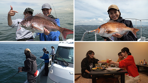 #635 釣って食べて楽しく女子会！東京湾の鯛ラバ