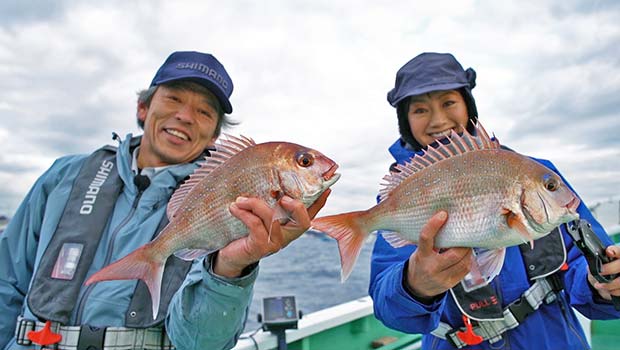 #476 冬の東京湾で大興奮！ マアジ・マダイをコマセ釣りで狙う