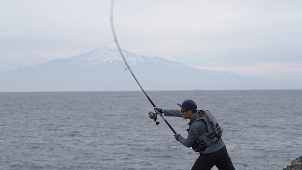 #490 山形県飛島でロックショアゲーム!春磯に大型ヒラマサを求めて