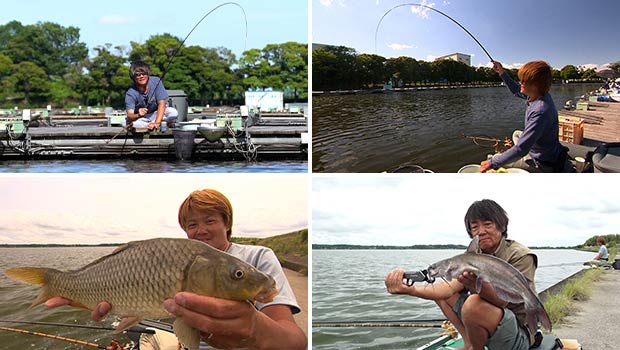 #544 へらぶな&ナマズ・コイ 海の大物師・淡水でのべ竿を楽しむ