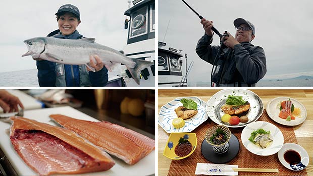 #558 秋の風物詩 北海道 網走沖 サケの船釣りに挑戦!